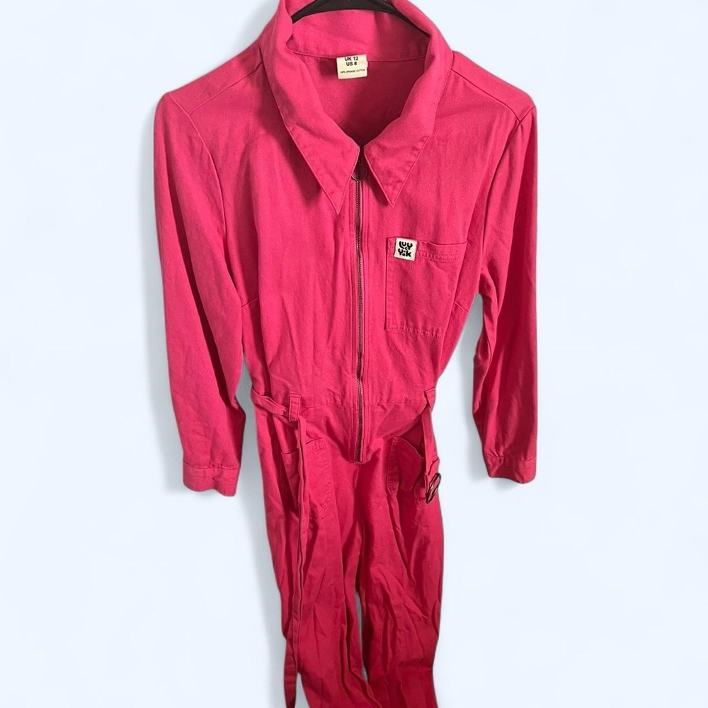 Lucy & Yak Vibrant Pink Jumpsuit - Picture 2 of 4